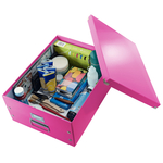 CLICK&STORE A3 méretű doboz, rózsaszín 60450023