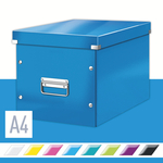 Leitz CLICK&STORE kocka doboz, L méret, kék 61080036