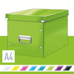 Leitz CLICK&STORE kocka doboz, L méret, zöld (61080064 helyettesítője) 61080054