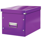 Leitz CLICK&STORE kocka doboz, L méret, lila 61080062