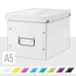 Leitz CLICK&STORE kocka doboz, M méret, fehér 61090001