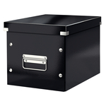 Leitz CLICK&STORE kocka doboz, M méret, fekete 61090095