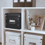 Leitz CLICK&STORE kocka doboz, M méret, fekete 61090095