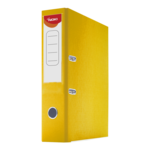 Emelőkaros iratrendező NOKI A/4 5cm s&aacute;rga, k&iacute;v&uuml;l-bel&uuml;l PP, &eacute;lv&eacute;dő n&eacute;lk&uuml;l