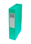 F&uuml;zetbox karton Exacompta A/4 60 mm gerinccel presp&aacute;n z&ouml;ld