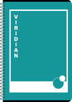 Spirálfüzet A4 franciakockás 70 lap, türkiz, Viridian