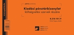 Kiadási pénztárbizonylat költségvetési szervek részére B-318-101V