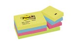 Öntapadós jegyzettömb 38x51 energikus színek 100lap 3M Post-it 12db/csomag