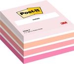 Öntapadós jegyzettömb 76x76 akvarell pink 450lap 3M Post-it