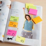 &Ouml;ntapad&oacute;s jegyzett&ouml;mb 38x51, neon mix, 4x50lap Stick'n