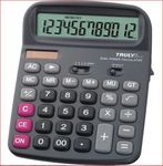 Számológép Truly 836A-12 asztali, 12 digit, fekete