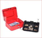 Pénzkazetta 300x240x90mm piros, King Safe