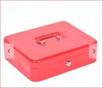 Pénzkazetta 250x180x90mm piros, King Safe