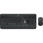 Billentyűzet + egér Logitech MK540, fekete, vezeték nélküli, USB