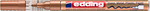 Lakkmarker 751 kerek hegy 1-2mm vörösréz EDDING