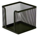 Kockat&ouml;mb tart&oacute; f&eacute;mh&aacute;l&oacute;s fekete, 10x10x8cm, Official