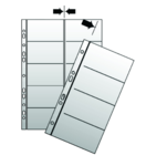 P+P punched, for 10pcs, 80mic. N&eacute;vjegyt.bet&eacute;t lef.P+P A4,10la  6-391