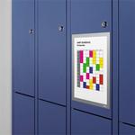 Mágneses infokeret A4 DURAFRAMEŽ MAGNETIC, ezüst (5 db/csomag)