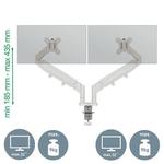 Leitz Ergo Dual helytakar&eacute;kos monitorkar k&eacute;t monitorhoz, vil&aacute;gos z&uuml;rke