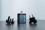 H&aacute;l&oacute;zati t&ouml;ltő, 2xUSB-C PD (65W), USB-A QC 3.0, EU/UK/US, GaN, VERBATIM