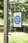DURABLE DURAFRAMEŽ Mágneses információs keret, A4, öntapadó háttal, fehér keret,