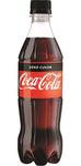 Coca Cola Zero szénsavas Üdítőital, 0,5 l, PET palackos
