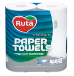 Ruta Premium tekercses h&aacute;ztart&aacute;si pap&iacute;rt&ouml;rlő, 2 r&eacute;tegű, 100% tiszta cellul&oacute;z alap&uacute; pap&iacute;rb&oacute;, 120lap / tek