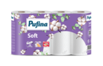 PUFINA Soft pap&iacute;rt&ouml;rlő 4 tekercs 50 lap 2 r&eacute;tegű (2*20gr)