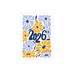 Agenda B6 heti, Top Timer Flexi, Retro Bloom borítóval 2026.év