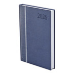 Agenda A5 napi Top Timer Groovy kék-ezüst-kék borítóval, fehér lap 2026.év