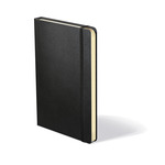 Top Timer Notebook Jegyzetf&uuml;zet A5 fekete bor&iacute;t&oacute;val, feh&eacute;r lapok 2027.&eacute;v