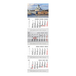 Speditőr napt&aacute;r Top Timer V&aacute;ros fejjel,  4t&ouml;mb / 4h&oacute;nap, 320x1065mm,  2027.&eacute;v