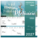 LizzyCard falinapt&aacute;r Motiv&aacute;ci&oacute;, 2 hetes, hűtőm&aacute;gneses, 2027. &eacute;v