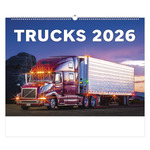 Képes falinaptár Top Timer Trucks, 450x315mm,  2026.év