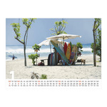 Top Timer T093 Beach Falinaptár képes, 405mm x 320mm  2026.év