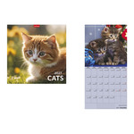 K&eacute;pes falinapt&aacute;r, Top Timer Cats, 290x580mm,  2027.&eacute;v