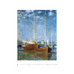 Képes falinaptár, Claude Monet, 420x560mm,  2026.év
