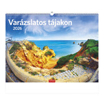 Top Timer T093 Varázslatos tájakon Falinaptár képes, 405mm x 320mm  2026.év