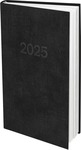 Zsebnaptár, álló, fehér lapokkal fekete borító, 2023.év