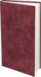 Zsebnaptár, álló, fehér lapokkal bordó 2023.év