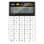 Deli 01589 számológép asztali 12 digit,, fehér