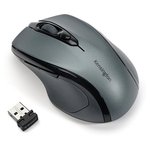 Eg&eacute;r, vezet&eacute;k n&eacute;lk&uuml;li, optikai, k&ouml;zepes m&eacute;ret, USB, sz&uuml;rke, KENSINGTON ProFit