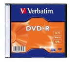 Verbatim DVD-R 16x, vékony tokban (AZO)