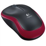 Logitech M185' vezeték nélküli opt egér piros