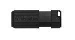 Verbatim USB drive 64 GB Pin Stripe 10/4 MB/sec, fekete