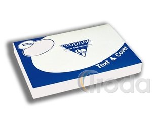 Hátlap karton bőrhatású Clairefontaine A4 fehér 270g