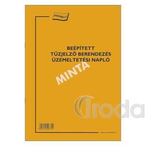 Beépített Tűzjelző Berendezés Üzemeltetési napló A/4