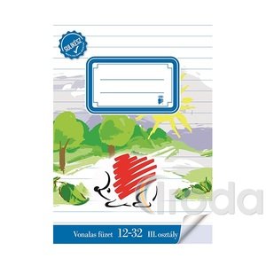 Füzet ICO süni Sulikész A/5 12-32 vonalas 3.oszt