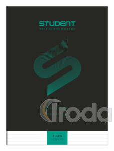ICO Student Premium füzet, A4 vonalas lapos (81-32) fekete borító