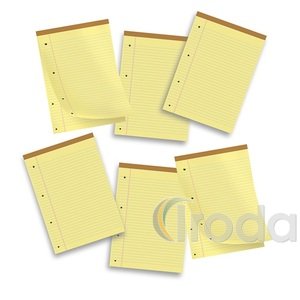 Jegyzettömb Pigna Legal A/4 vonalas 50 lapos